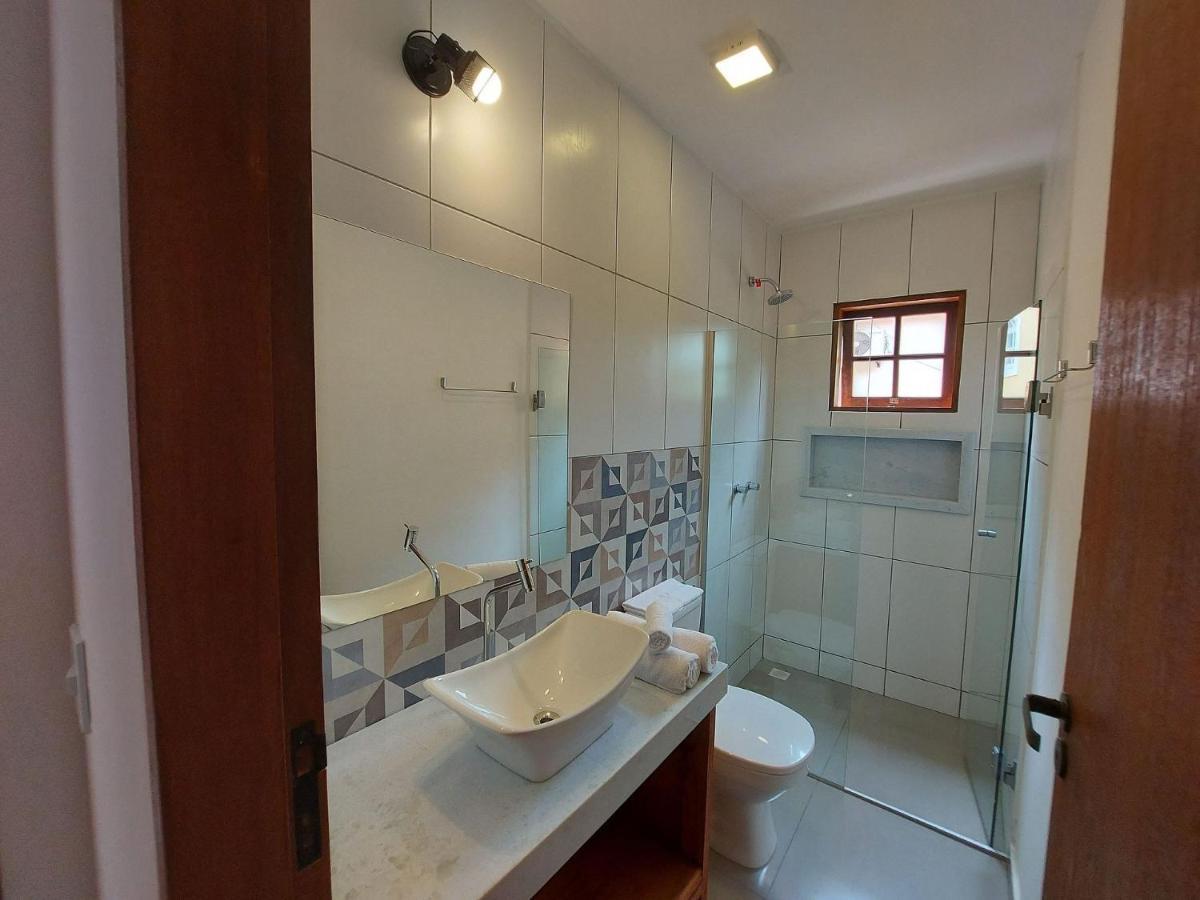 Mamanguá - Flat com Piscina, 50mts da praia, cozinha gourmet, churrasqueira privativa, ar con, WiFi, netflix, garagem Paraty Exterior foto