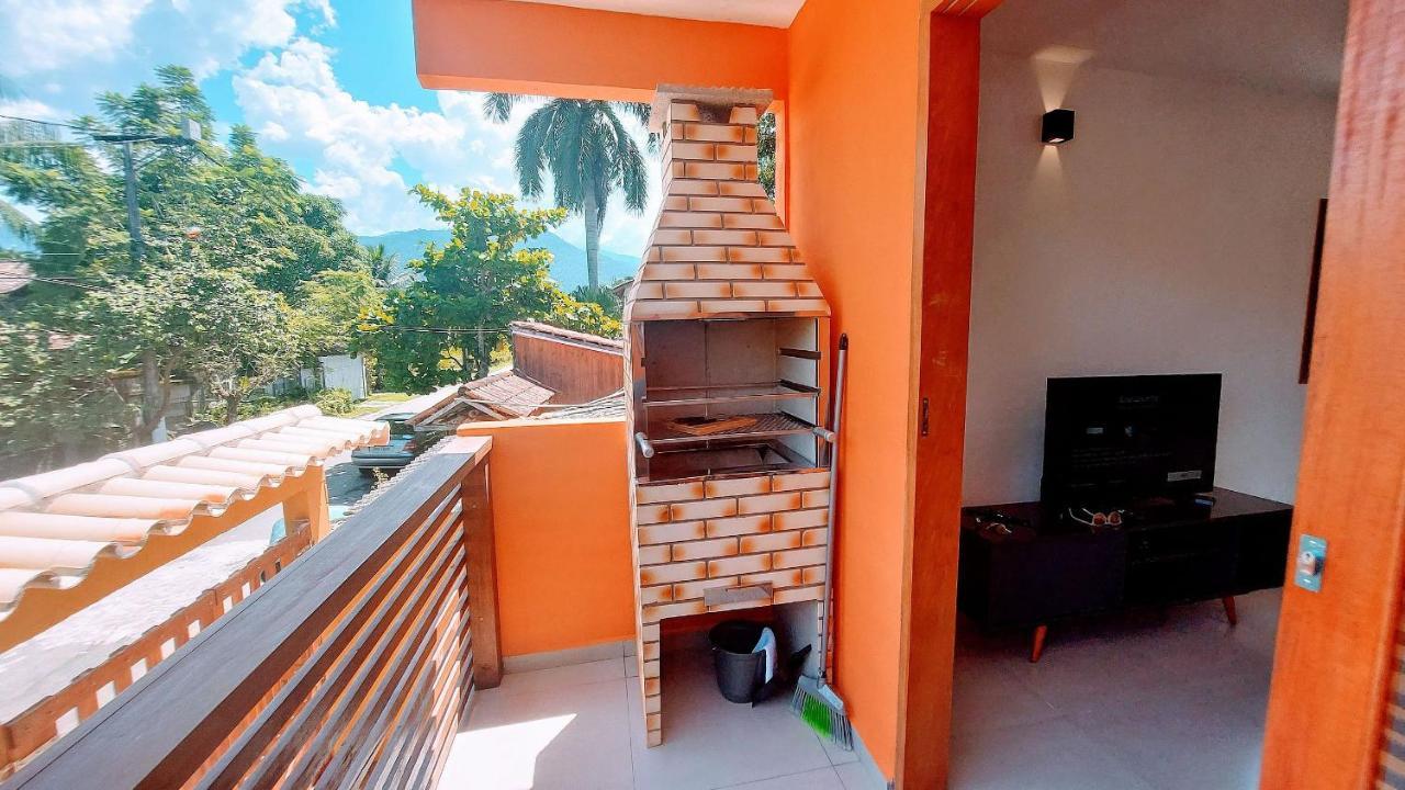 Mamanguá - Flat com Piscina, 50mts da praia, cozinha gourmet, churrasqueira privativa, ar con, WiFi, netflix, garagem Paraty Exterior foto